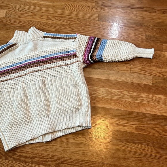 Anthropologie x Maeve High-Collar Mixed-Stitch Cardigan Sweater Size XS NWT - Picture 12 of 12